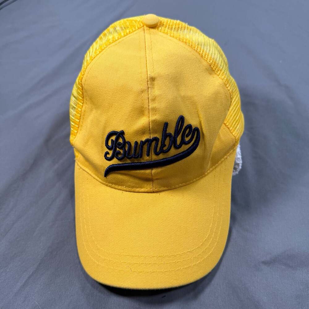 Bumble Yellow Mesh Trucker Hat Snapback Cap